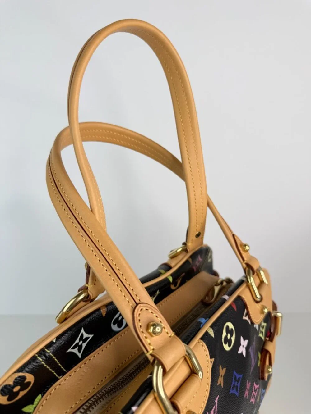 louis vuitton trouville  monogram multicolor black